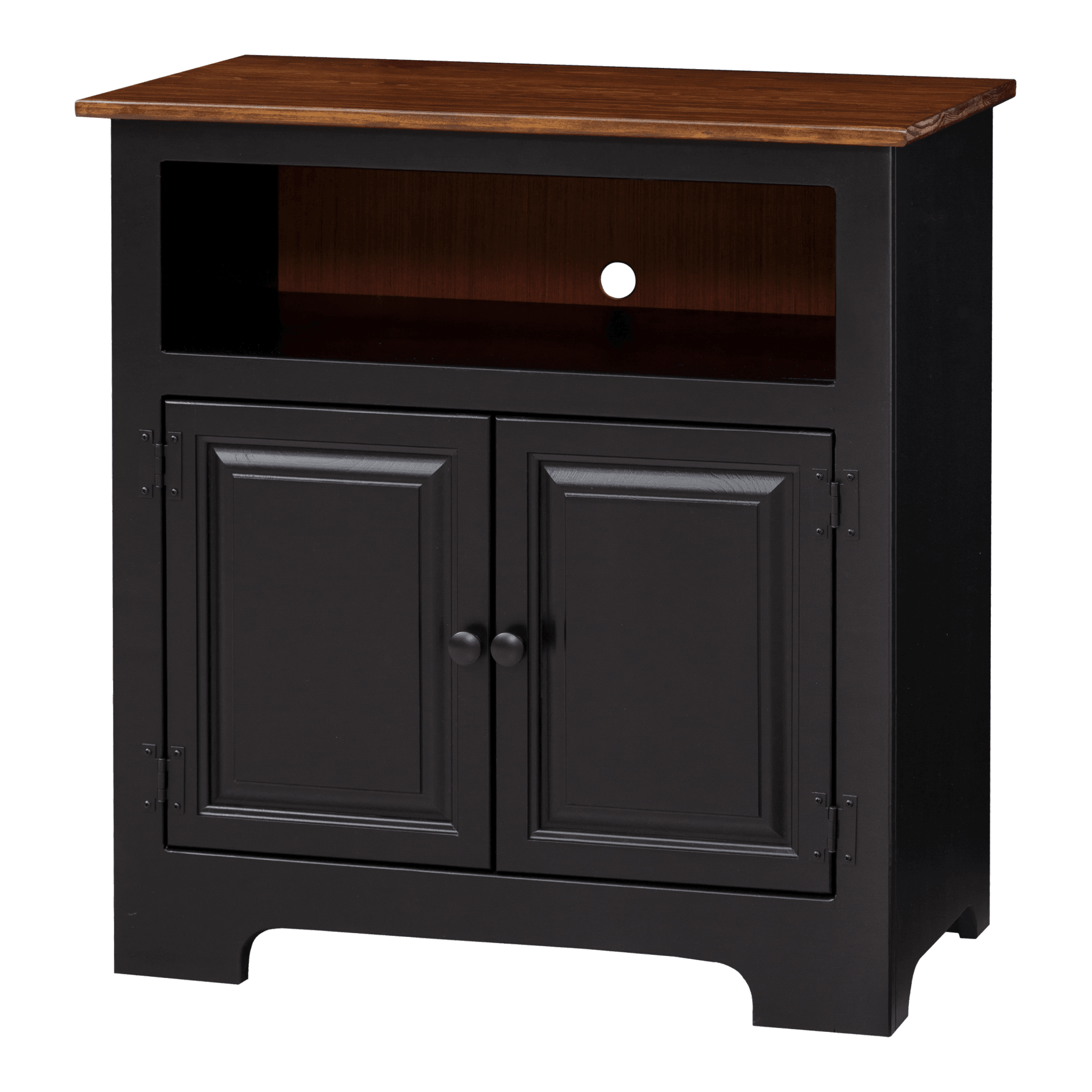 2-Door Plasma Cabinet w Wood