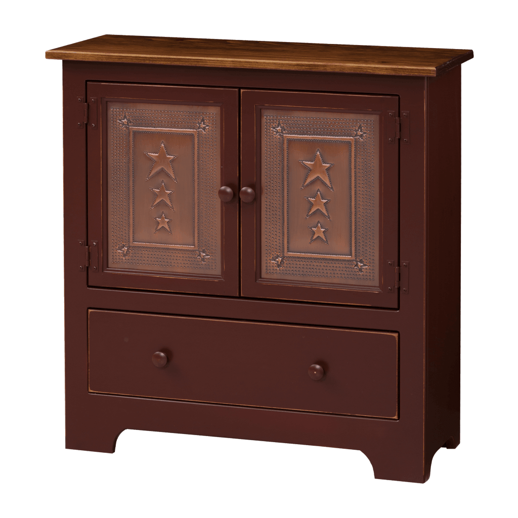 Double Hall Cabinet w Tin