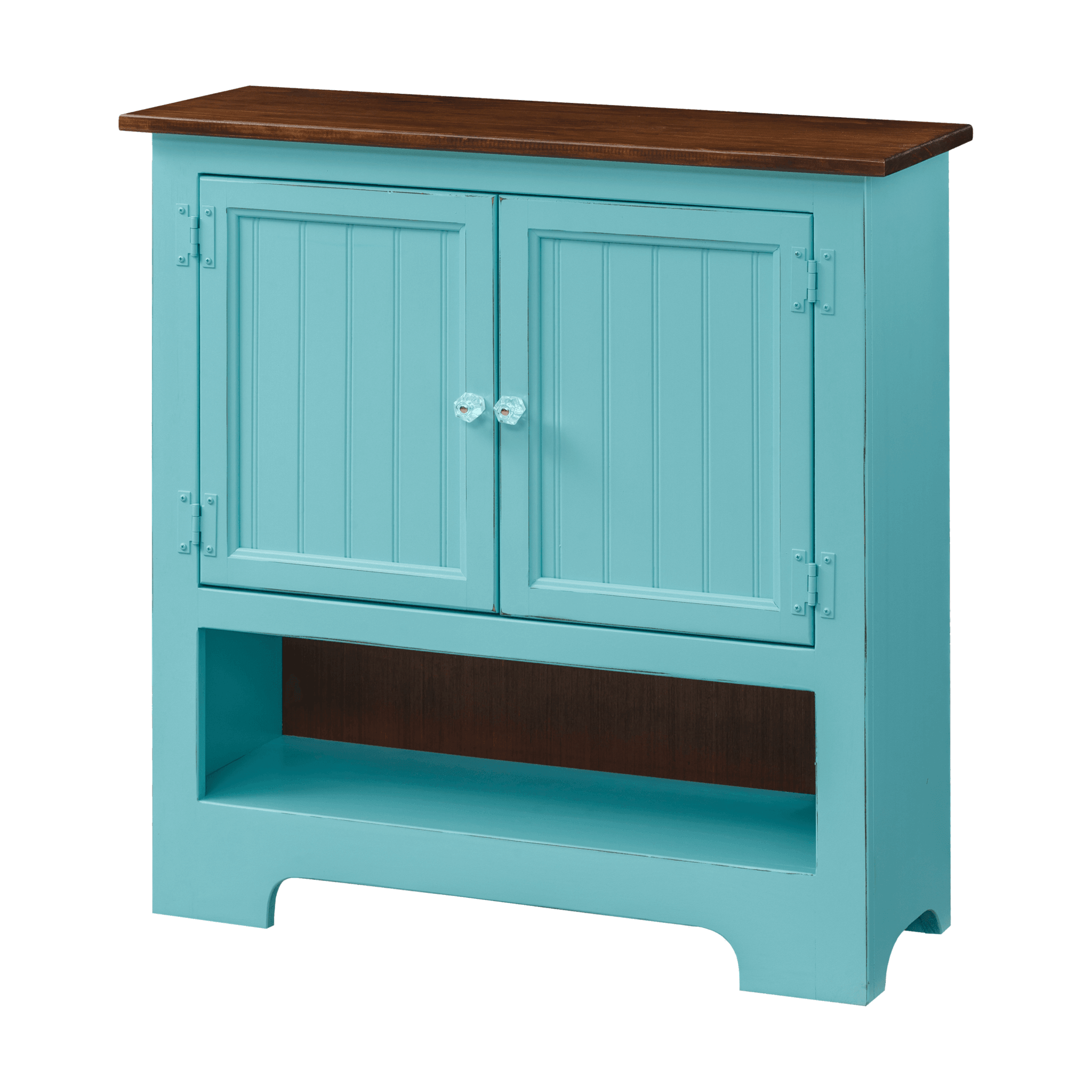 Double Hall Cabinet w Wood