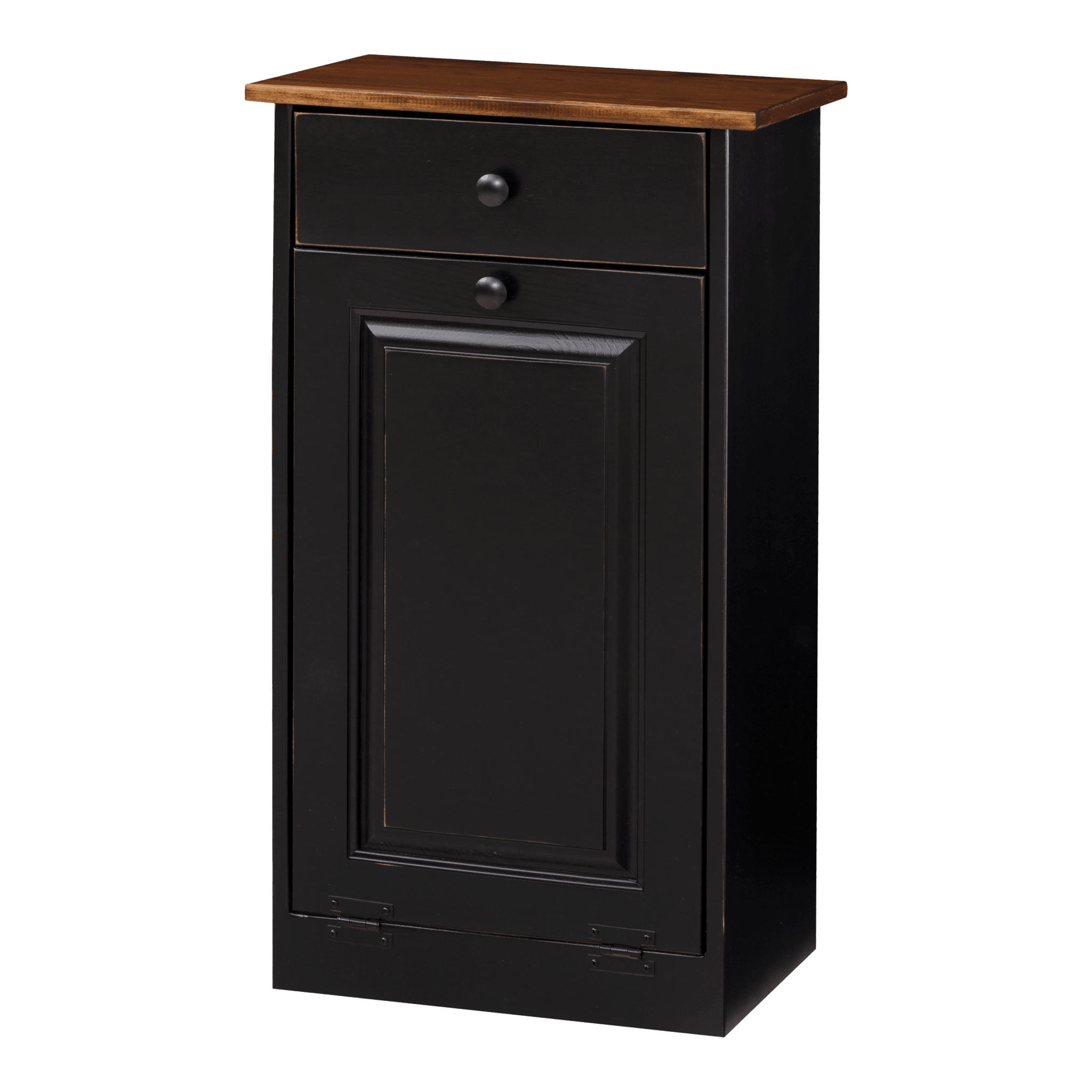 Trash Bin Cabinet w Wood