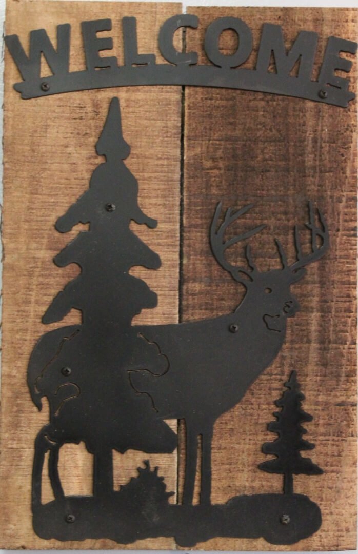 custom deer metal silhouette