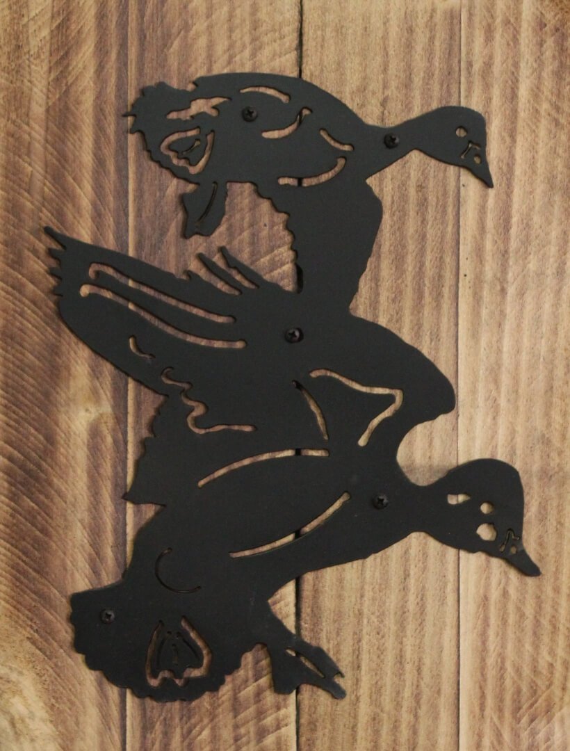 custom duck metal silhouette