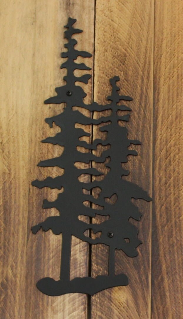 custom tree metal silhouette